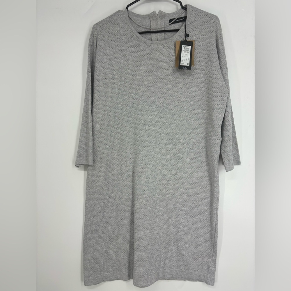 NWT Vero Moda Grey Melange Knit Dress Large
